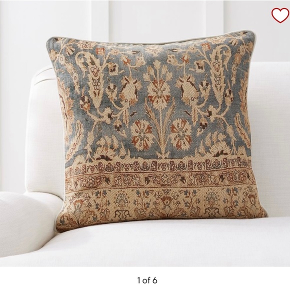 TWO Potterybarn Pillow 22x22 insert not included